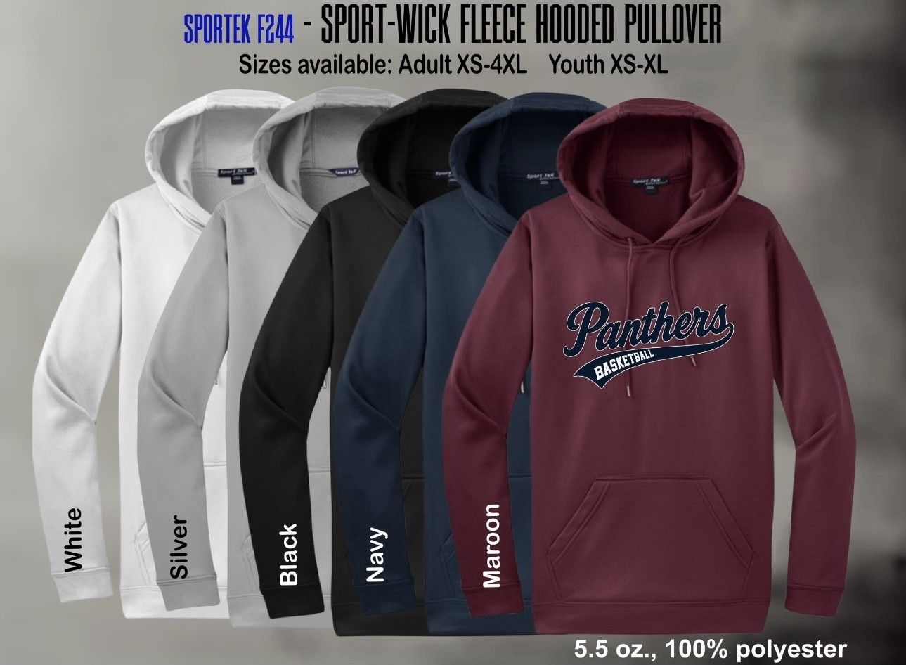 Sport Wick Fleece Hooded Pull Over