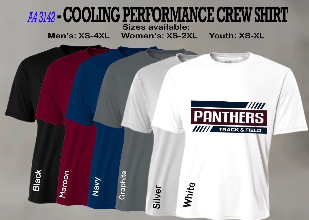 Track Cooling Performance Short Sleeve Crew Shirt