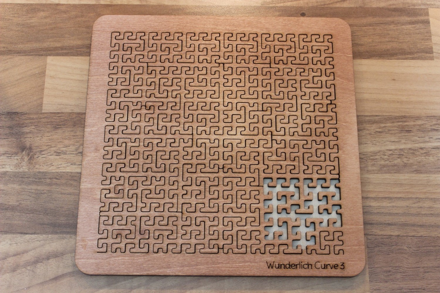 Fractal Tray Puzzles