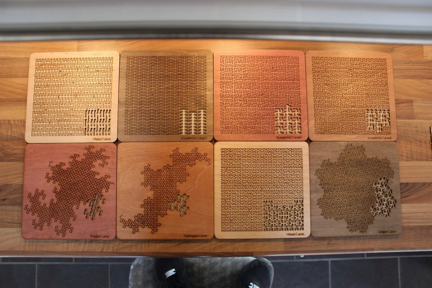 Fractal Tray Puzzles