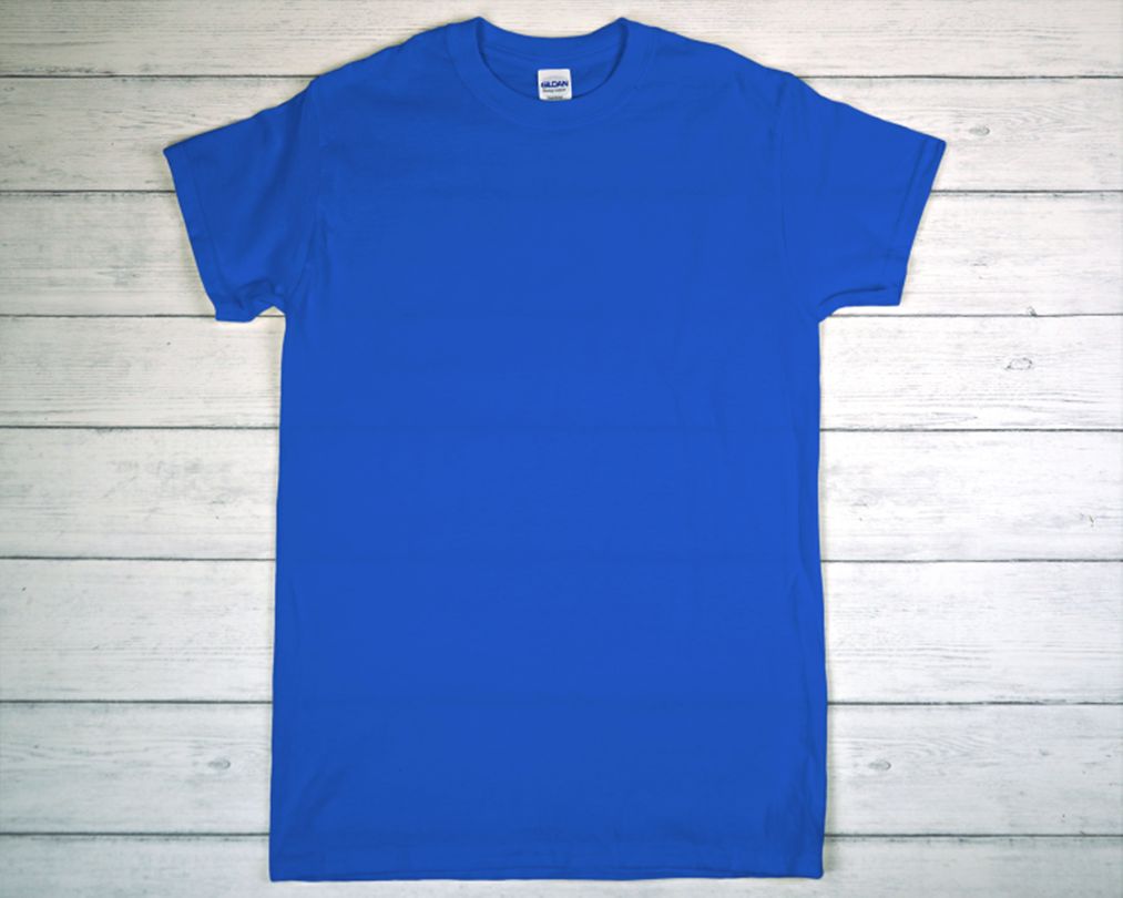 GILDAN BLANK T-SHIRT ROYAL BLUE
