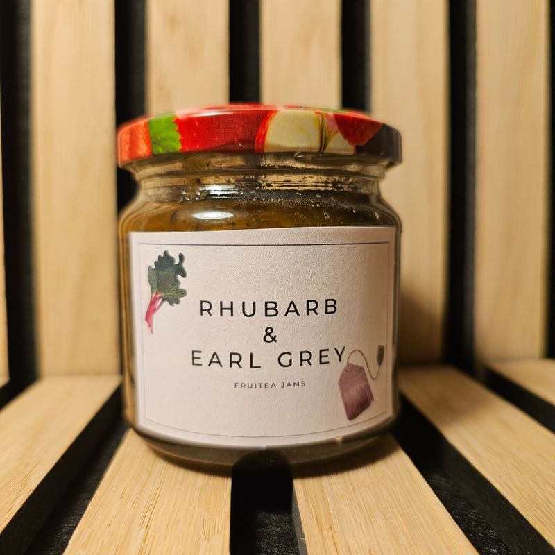 Confiture Rhubarbe &amp; Earl Grey - FruiTea Jams
