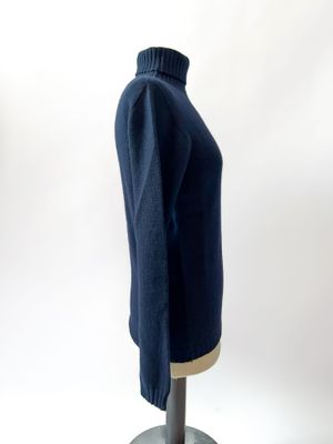 4 fili - Dolcevita da donna in puro cashmere - Blu notte 4 fili - Dolcevita da donna in puro cashmere - Blu notte