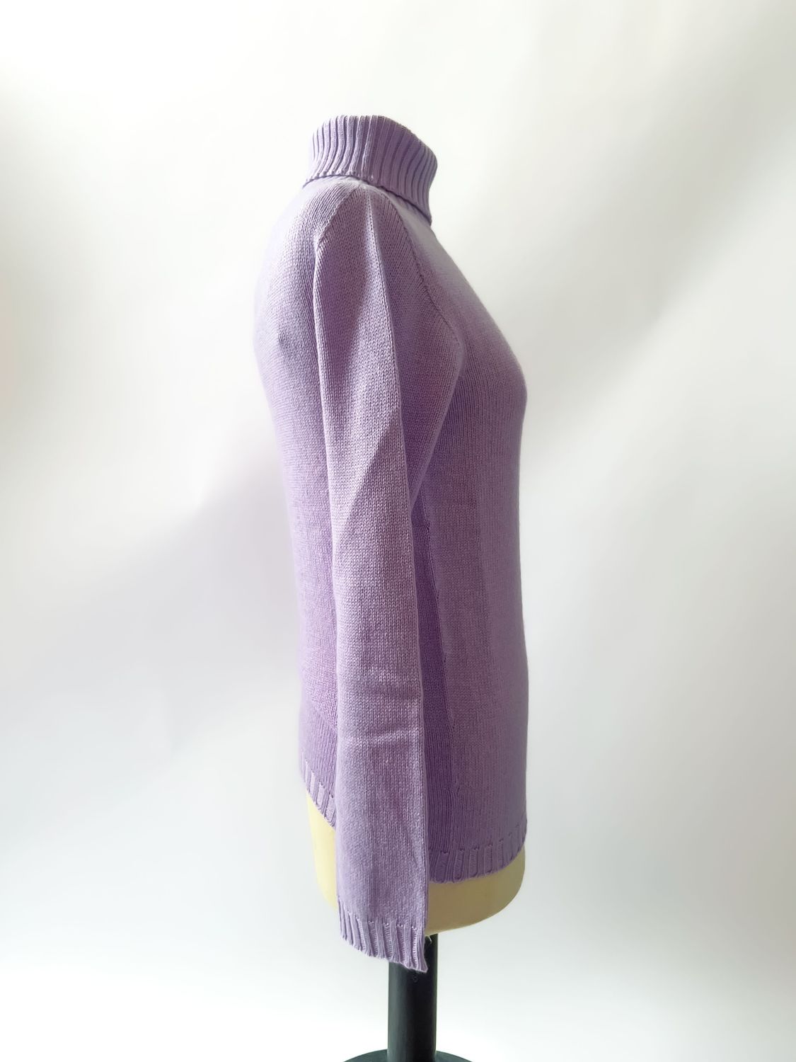 4 fili - Dolcevita da donna in puro cashmere - Glicine 4 fili - Dolcevita da donna in puro cashmere - Glicine