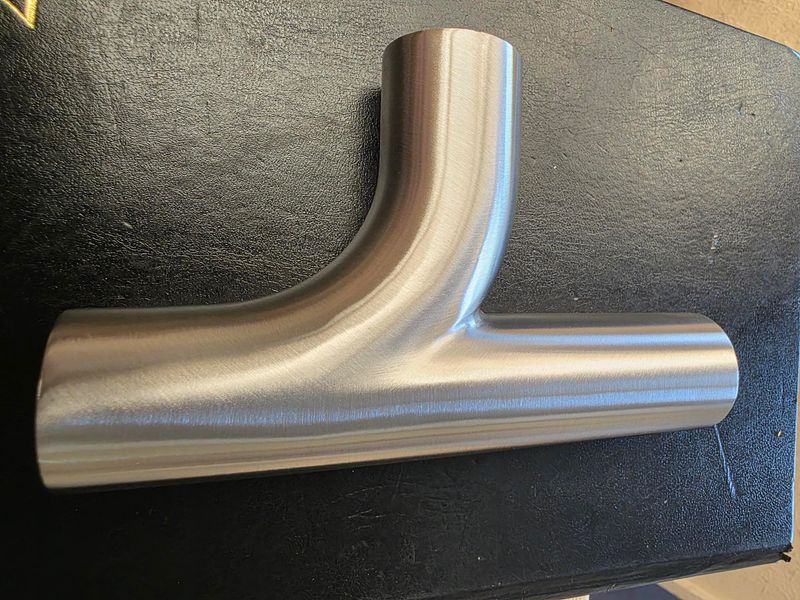 Stainless steel Swept Tee 1.0"