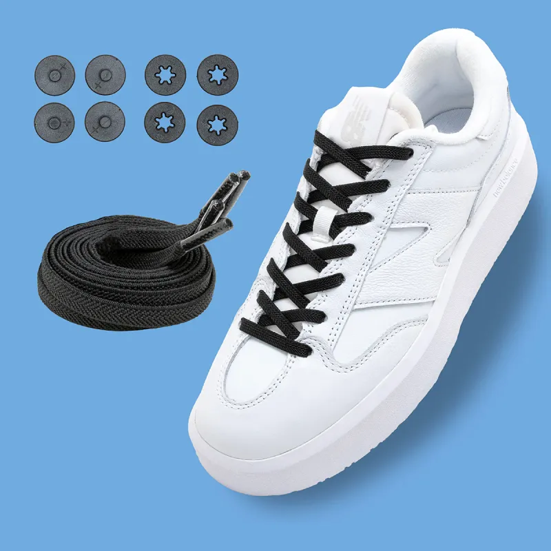 Lock Laces Flat Black