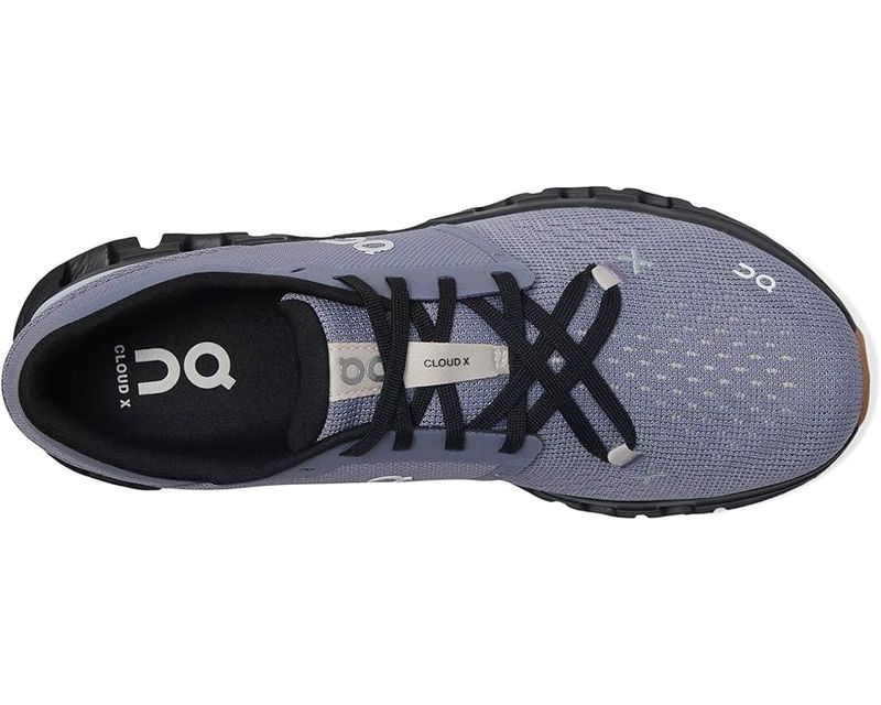 On Cloud X 4 Feather/Black Women's 7.5