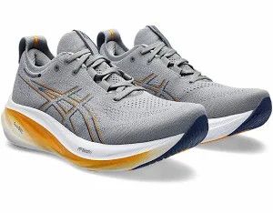 Asics Gel-Nimbus 26 Sheet Rock/Thunder/Blue Men&#39;s 10.5