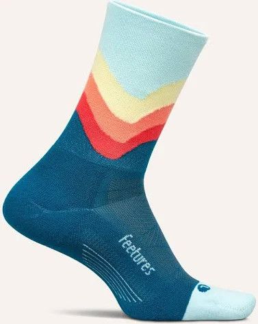 Feetures Elite Light Cushion Mini Crew Blue Swell Medium