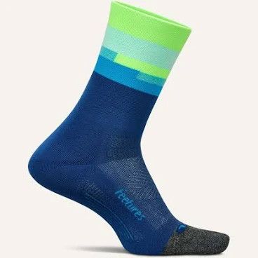 Feetures Elite Light Cushion Mini Crew Surfboard Blue Large