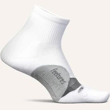 Feetures Elite Light Cushion Quarter White Medium