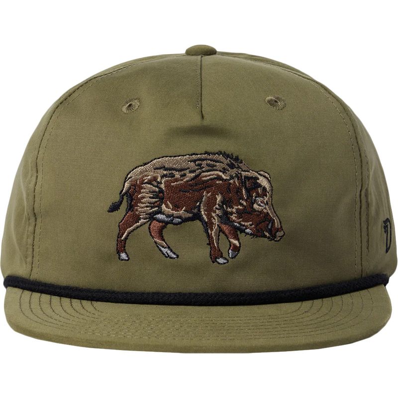 Duck Camp Rope Hat Hog Military Green