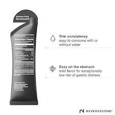Neversecond C30 Energy Gel + Caffeine Unflavored