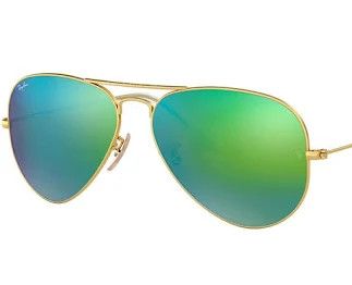Ray-Ban Aviator Green Mirror Lens