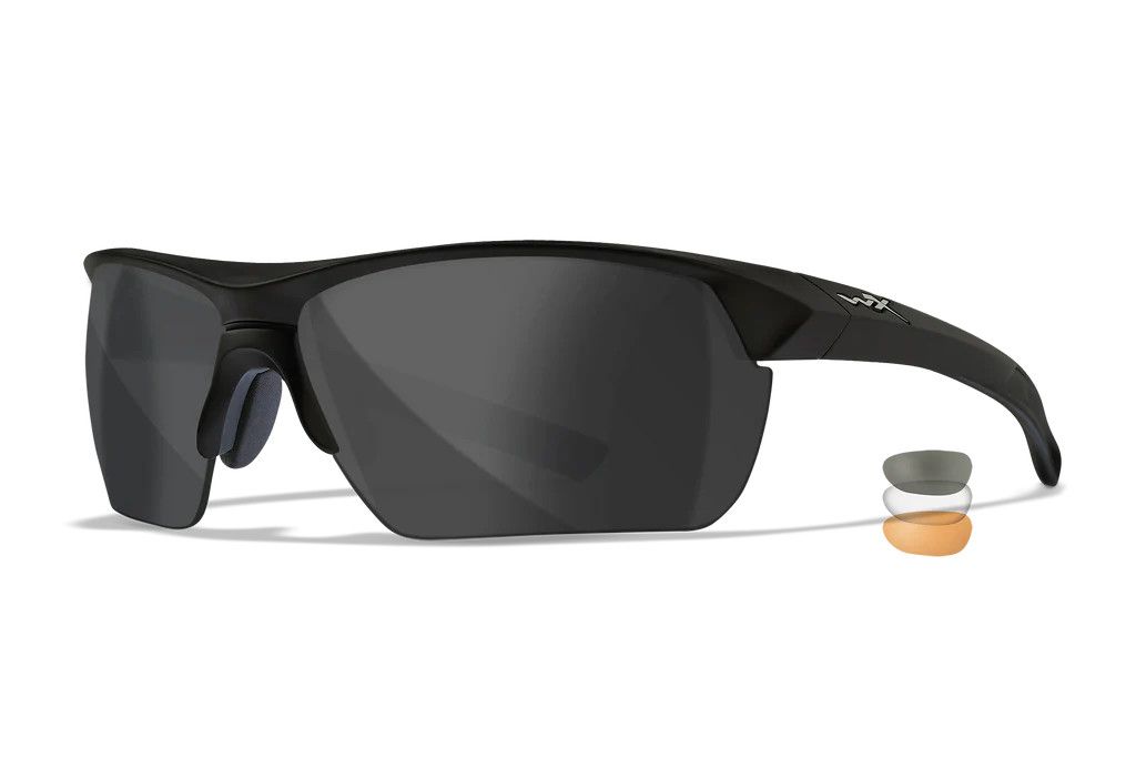 Wiley-X  Guard Matte Black Frame with 3 pk Combo Lenses