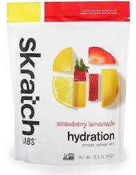 Skratch Labs Hydration Drink Mix Strawberry/Lemonade 20 Serving Bag