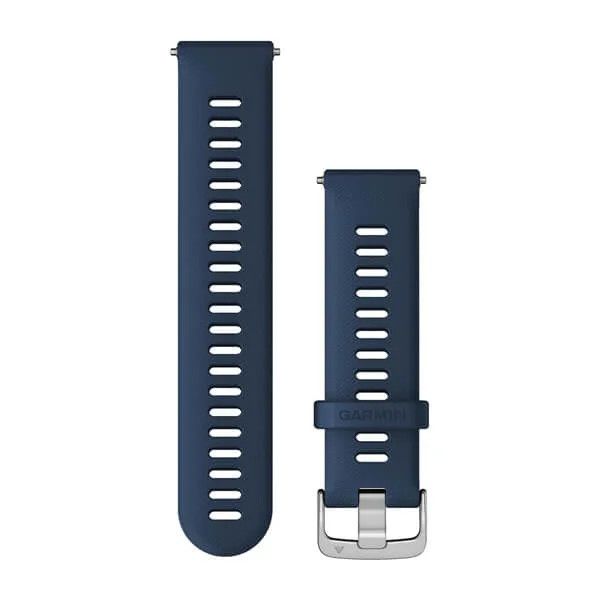 Garmin Watch Band Tidal Blue with Silver Hardware 22MM