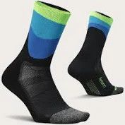 Feetures Elite Ulta Light Mini Crew Rhythmic Black