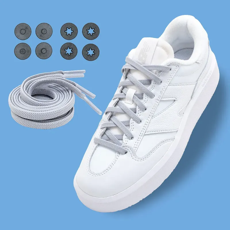 Lock laces Flat Gray