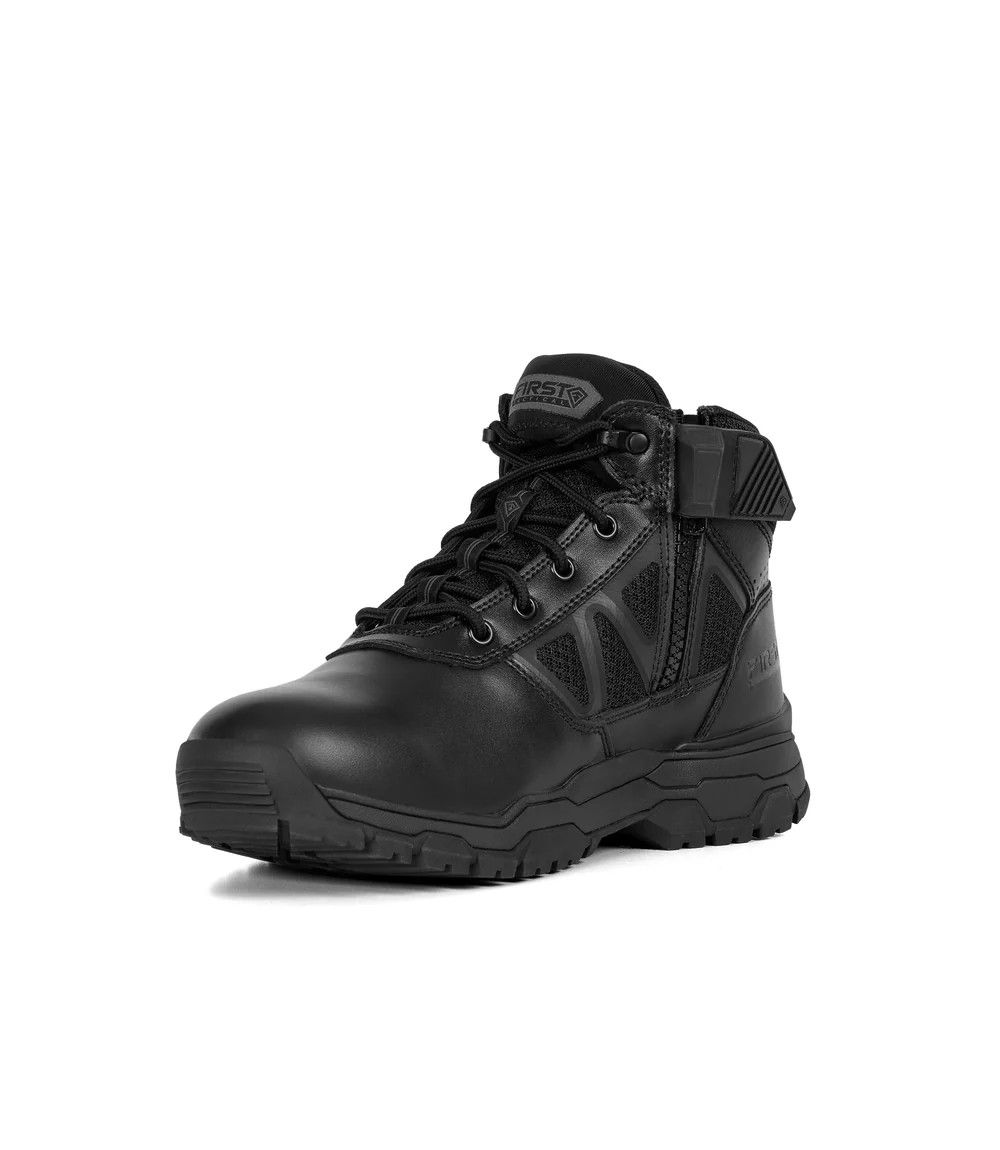 First Tactical 5" Urban Operator Side Zip Mid Black Men's 10