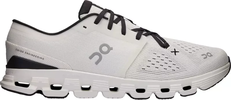 On Cloud X 4 Ivory/Black Women's 7