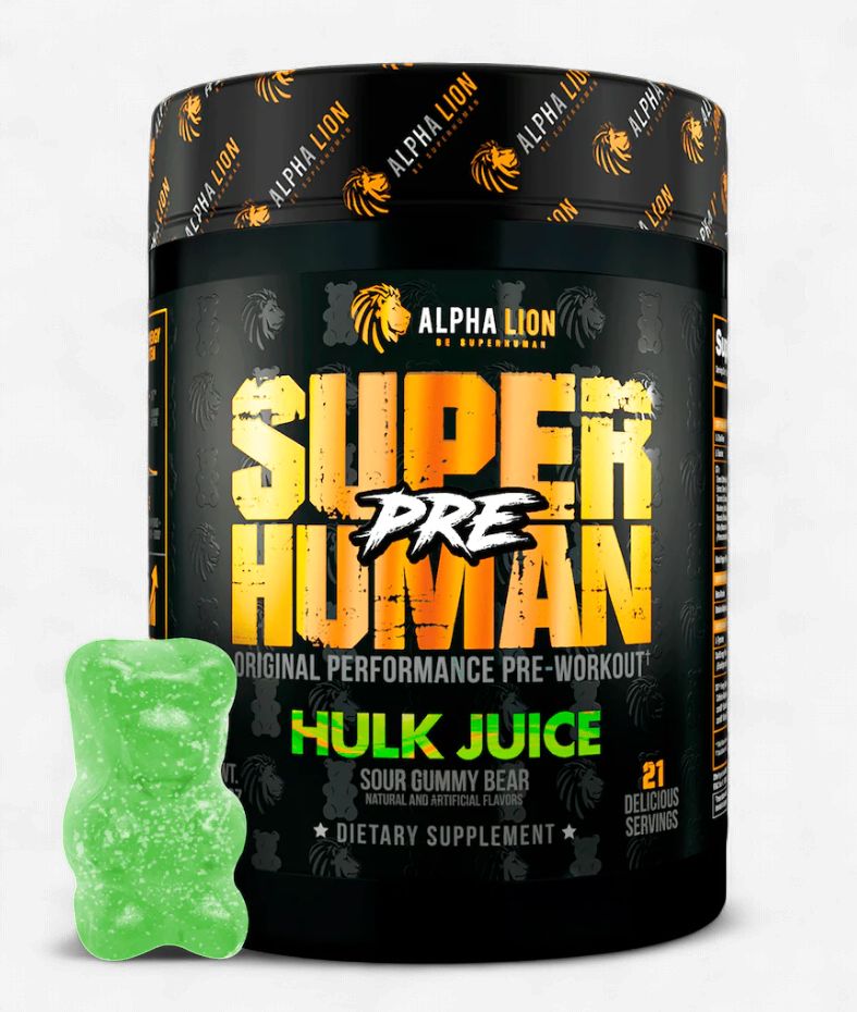 Super Human - Pre, Flavor: Hulk Juice