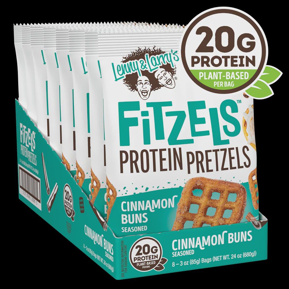Fitzels - Protein Pretzels (8 pack), Flavor: Cinnamon Buns