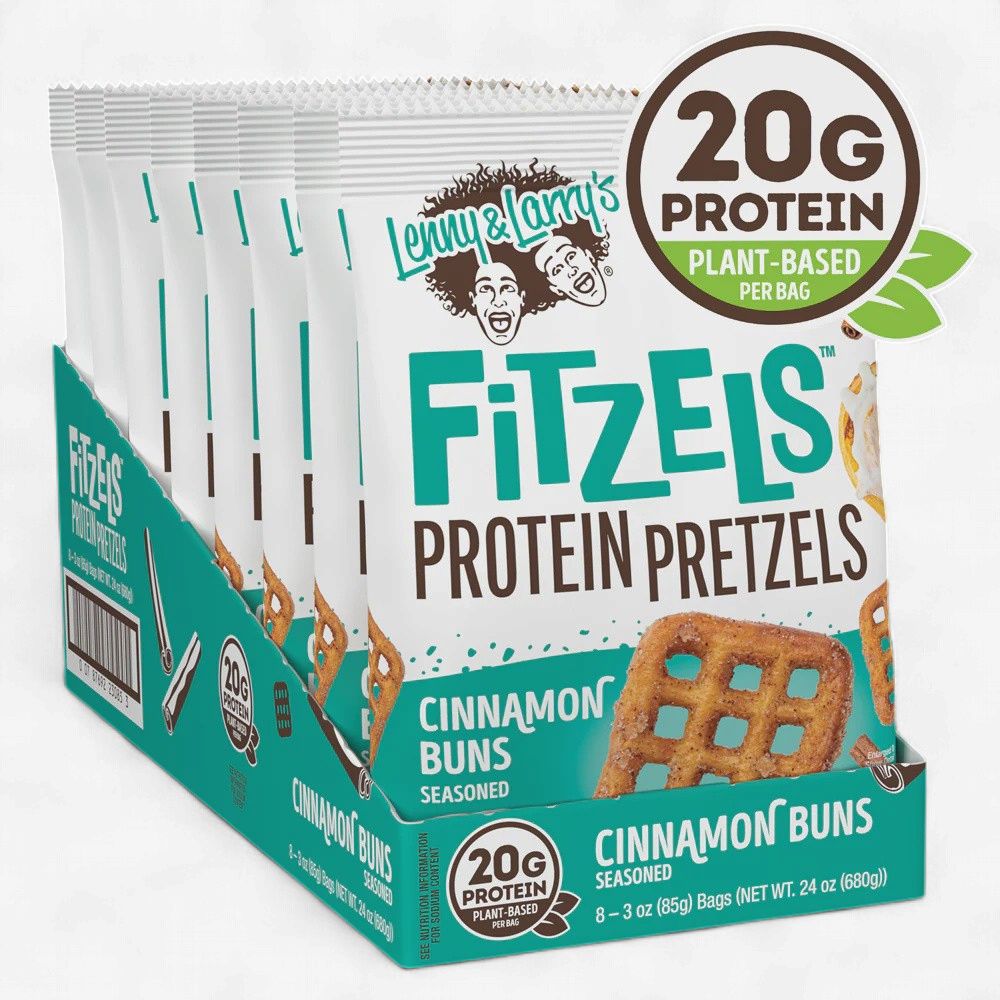 Fitzels - Protein Pretzels (8 pack), Flavor: Cinnamon Buns