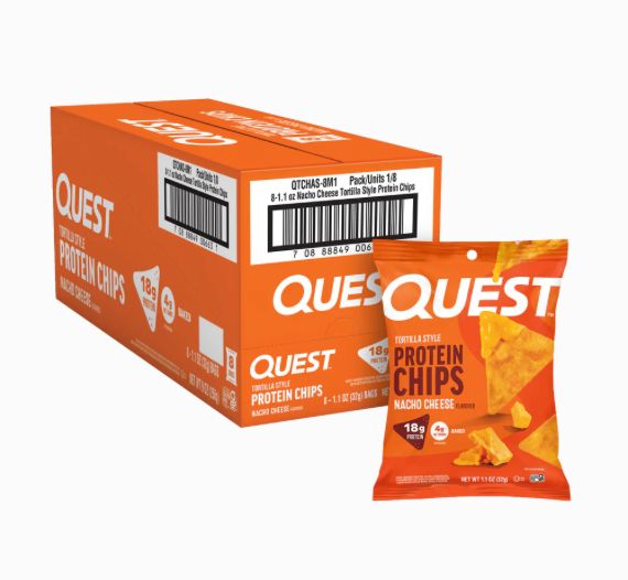 Quest Protein Chips (8pack), Flavor: Nacho Cheese