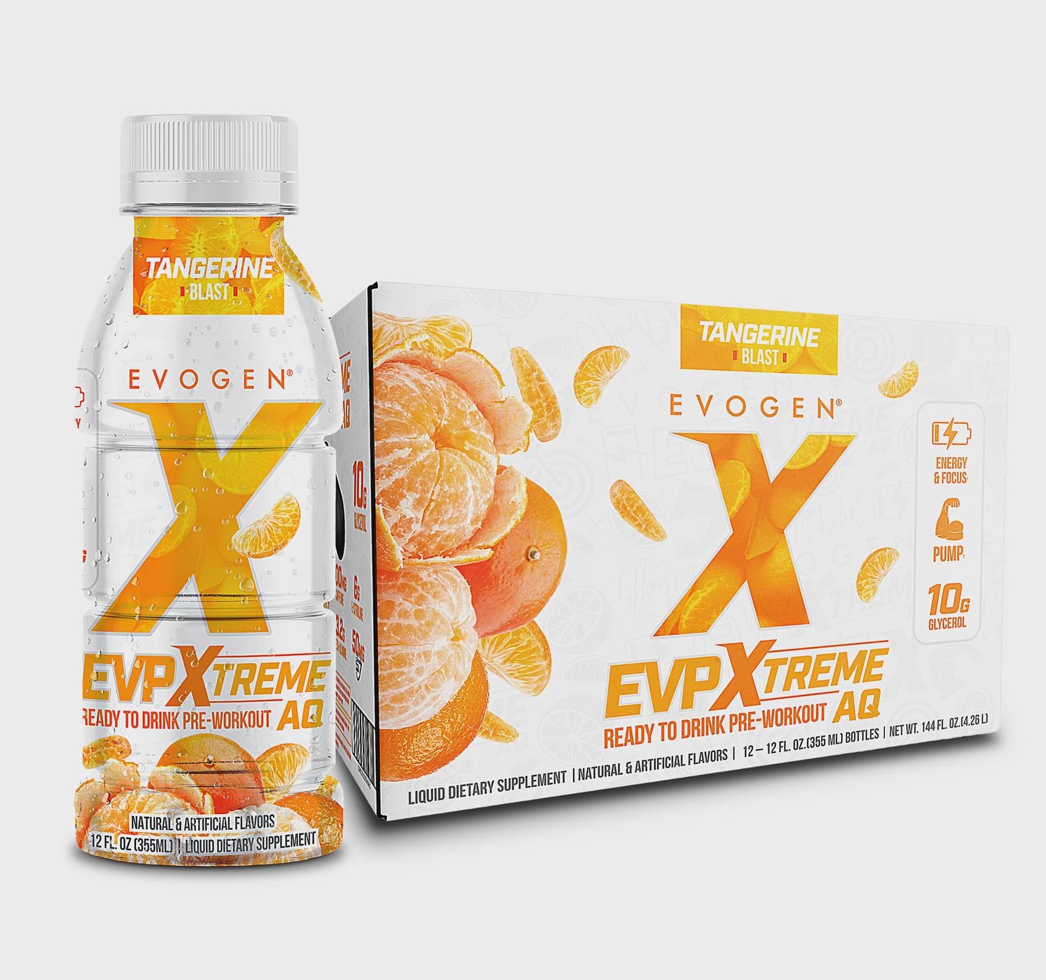 EVP Xtreme RTD (12 pack), Flavor: Tangerine Blast
