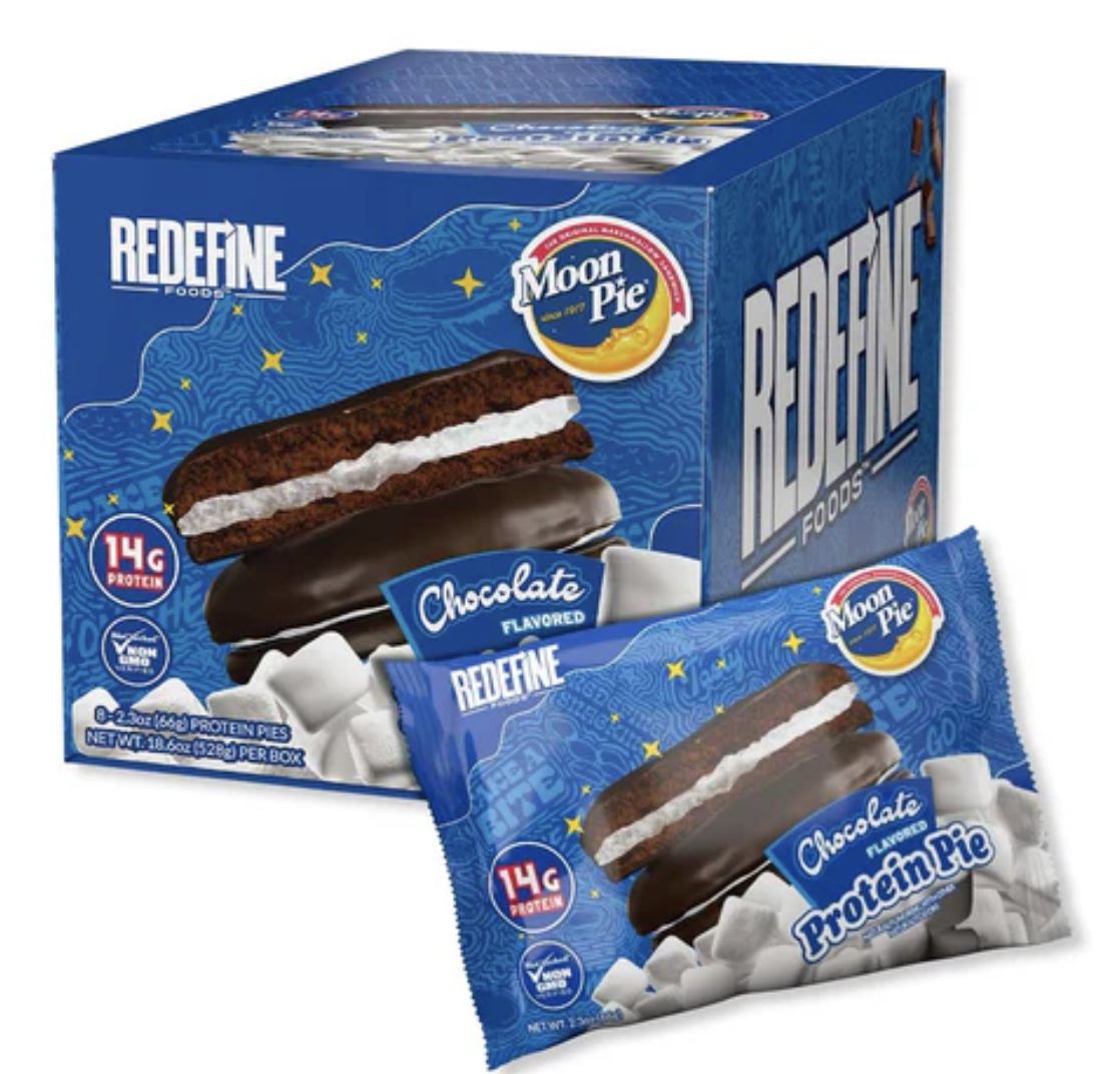 Protein Pie - Moon Pie (8 pack), Flavor: Chocolate