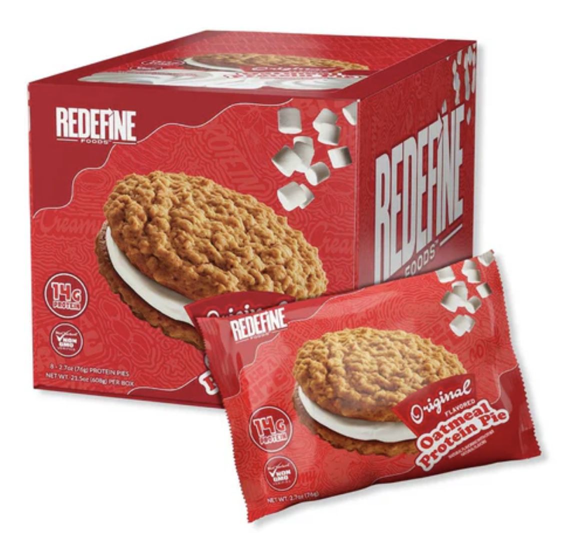 Oatmeal Protein Pie (8 pack), Flavor: Original