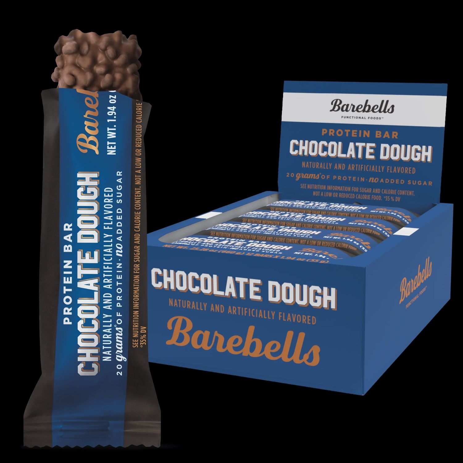 Barebells Bar (12 pack), Flavor: Chocolate Dough