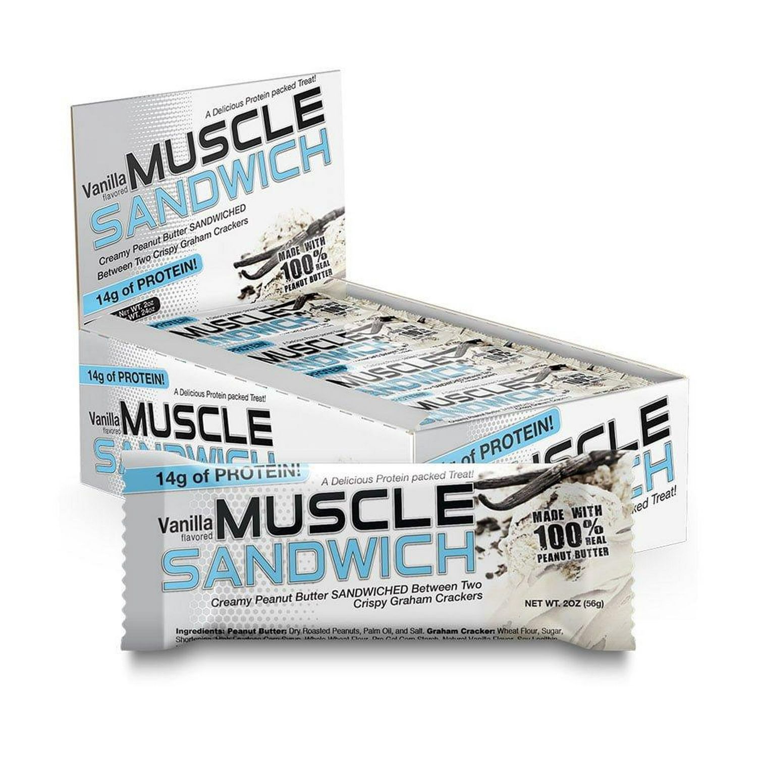 Muscle Sandwich (12 pack), Flavor: Vanilla