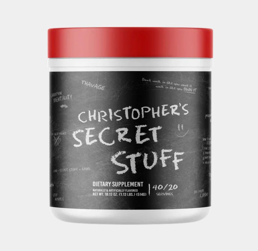 CBUM Pre-Workout, Flavor: Christopher’s Secret Stuff