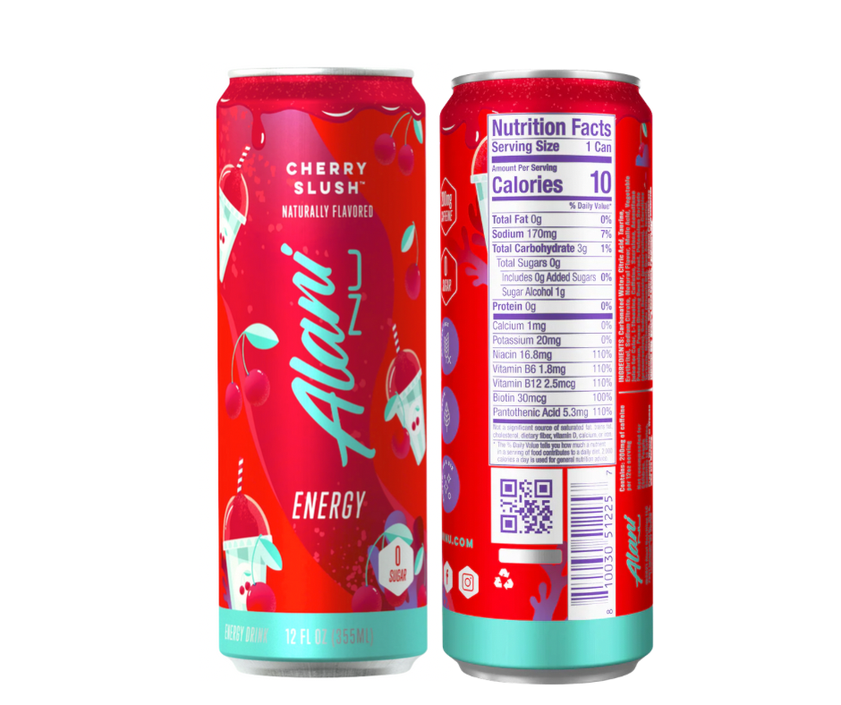 Alani Nu Energy (single), Flavor: Cherry Slush