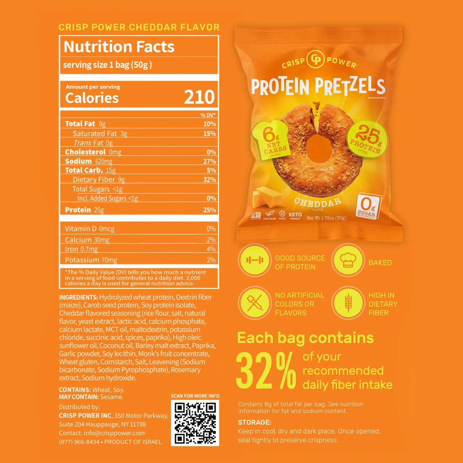Crisp Power Pretzels (6 pack)