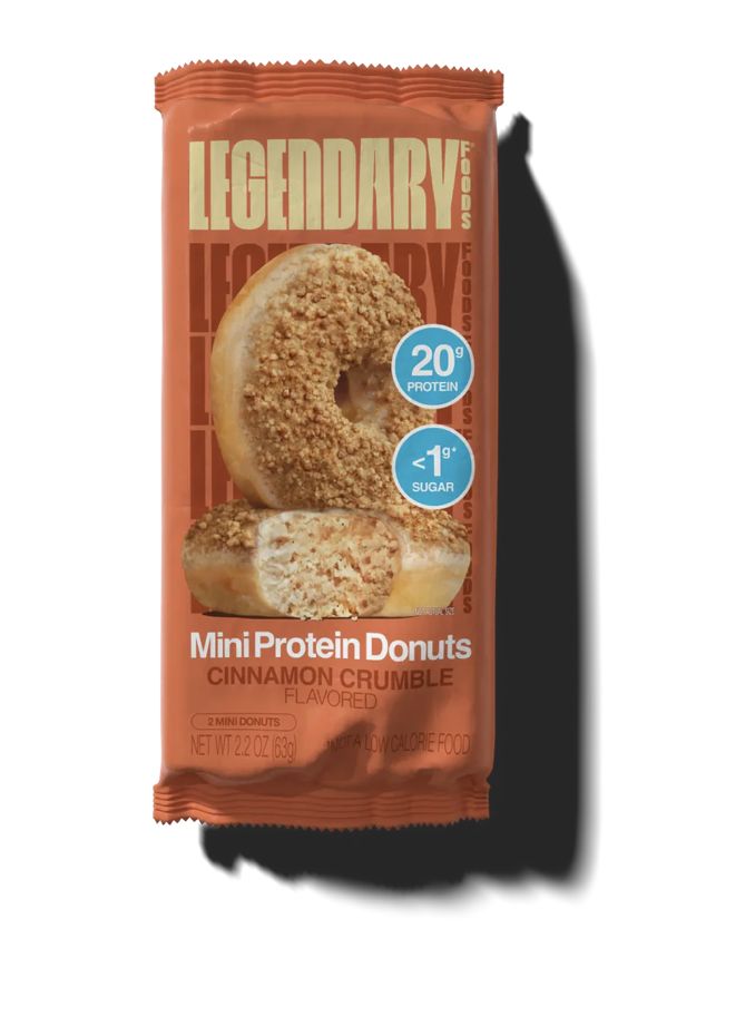 Legendary Protein Donuts (12 Pack), Flavor: Cinnamon Crumble