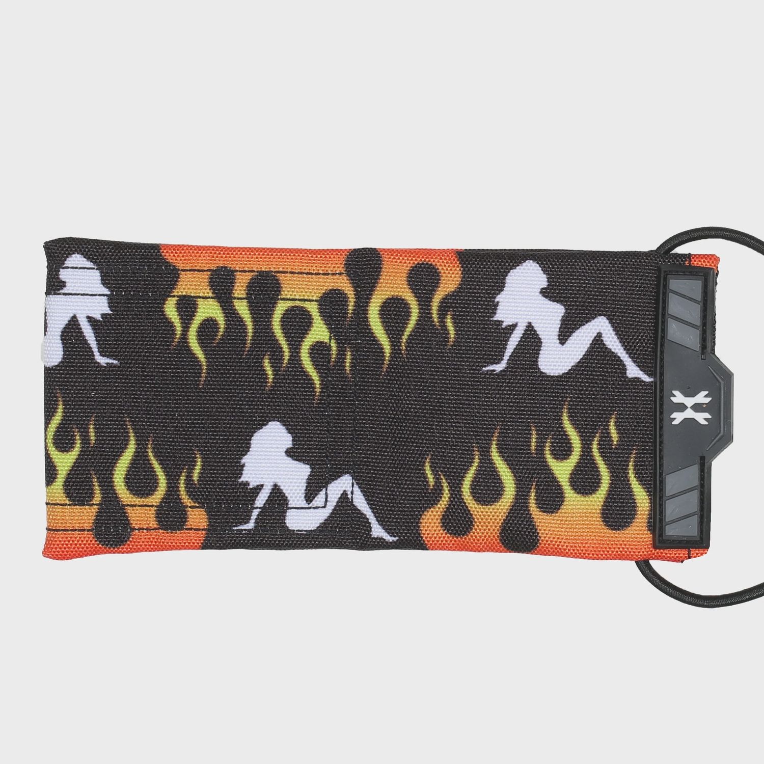 Barrel Condom Stof Orange Flames