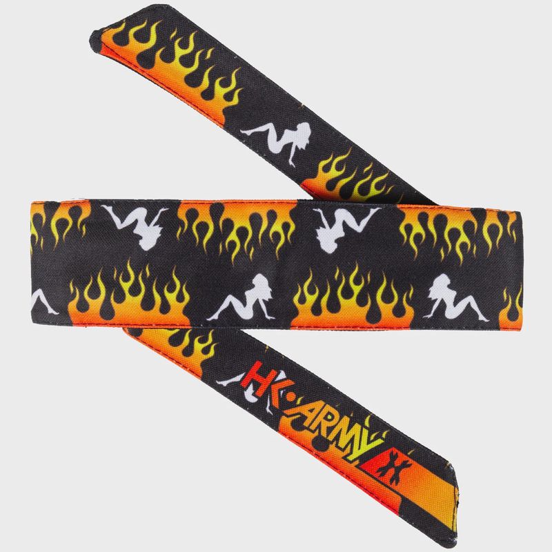 Headband Orange Flames
