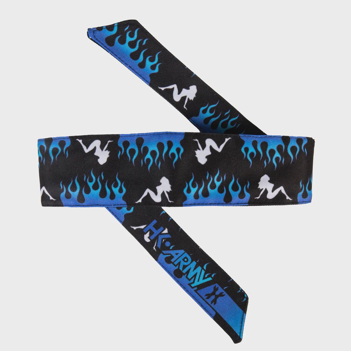 Headband Trucker Blue flames