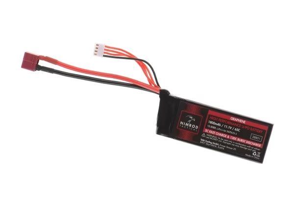 Lipo 11.1v 1800mAh 65c T-Plug