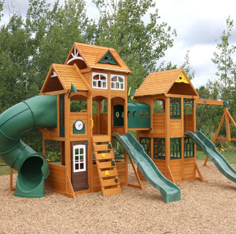 Paramount Wooden Swing Set / Playset
