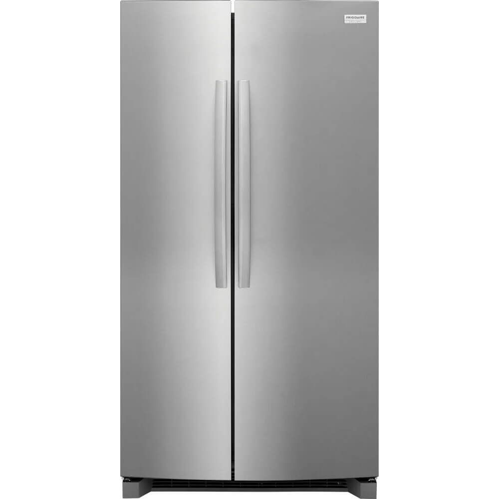 Frigidaire - Gallery 36 in. 26 cu. ft. Standard Depth Side-by-Side Refrigerator in Stainless Steel with Internal Water Dispenser