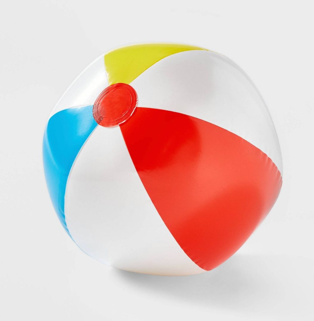 14&quot; Classic Beach Ball - Sun Squad™: Pool Game Toy for 2+ Years