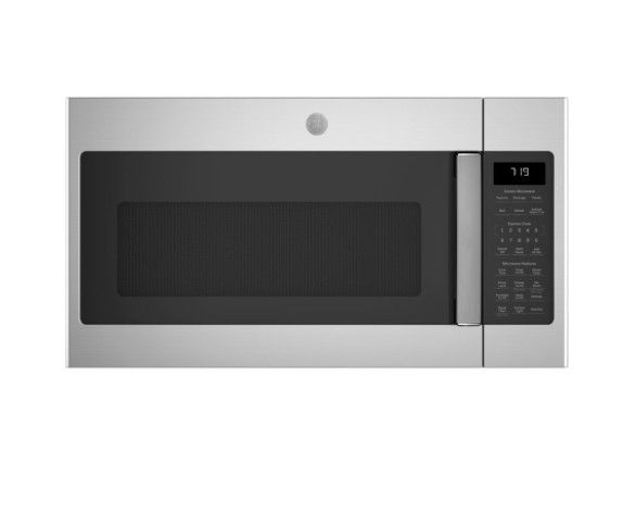 GE - 1.9 Cu. Ft. Over-the-Range Microwave with Sensor Cooking - Stainless Steel