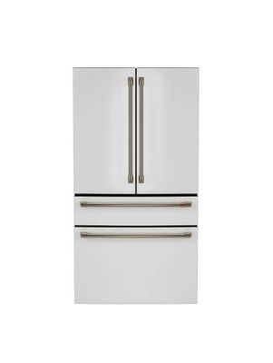 Café 28.7 Cu. Ft. 4 Door French Door Refrigerator with Dual Dispense Auto Fill Pitcher - Matte White