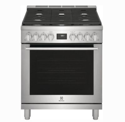 Electrolux 30&quot; Freestanding Dual Gas Range with 5 Sealed Burners