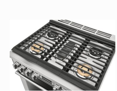 Electrolux 30" Freestanding Dual Gas Range with 5 Sealed Burners