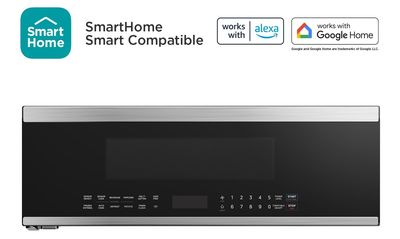 Midea Slim Over-the-Range Microwave Stainless Steel